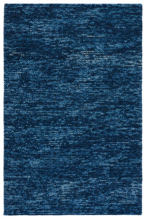Safavieh Natura Handwoven Area Rug - Timeless Elegance In A Versatile Design For Luxurious Home Décor Navy ,Blue 70% Wool 20% Cotton And 10% Polyester. Nat425n-3
