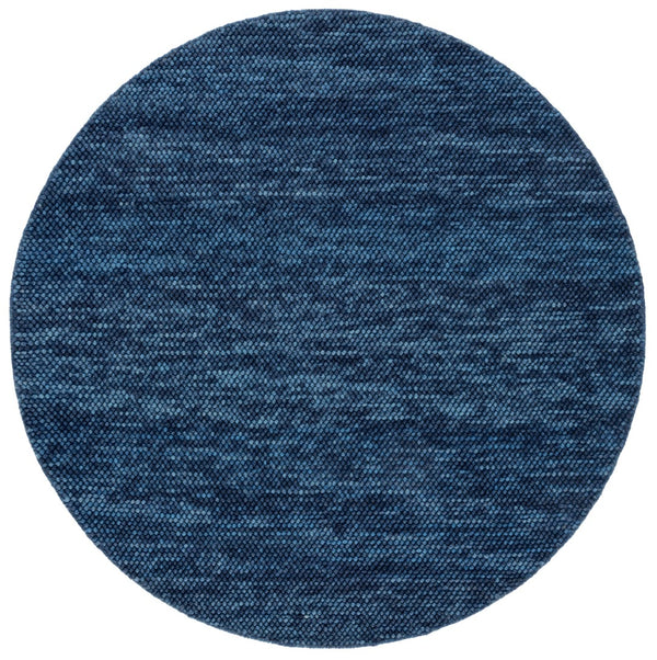 Safavieh Natura 425n Navy Blue Navy ,Blue 70% Wool 20% Cotton And 10% Polyester. Nat425n-8