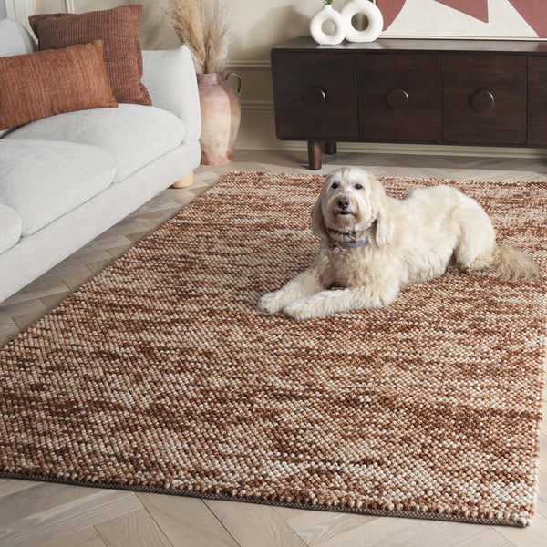 Safavieh Natura Handwoven Area Rug - Exquisite Indian Craftsmanship For Elegant Living Spaces And Comfort Rust ,Brown 70% Wool 20% Cotton And 10% Polyester. Nat425p-5