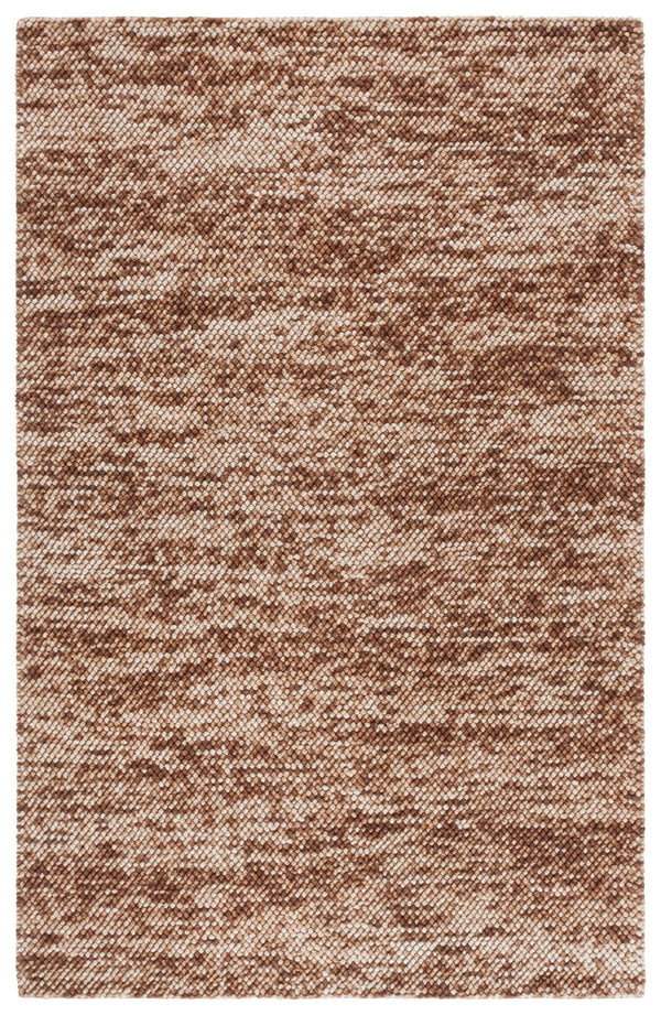 Safavieh Natura Handwoven Area Rug - Exquisite Indian Craftsmanship For Elegant Living Spaces And Comfort Rust ,Brown 70% Wool 20% Cotton And 10% Polyester. Nat425p-5