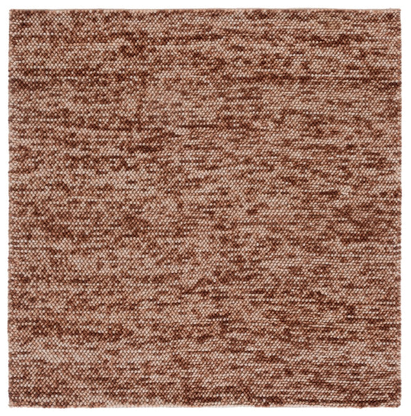 Safavieh Natura Handwoven Area Rug - Timeless Elegance In A Versatile Design For Luxurious Home Décor Rust ,Brown 70% Wool 20% Cotton And 10% Polyester. Nat425p-4