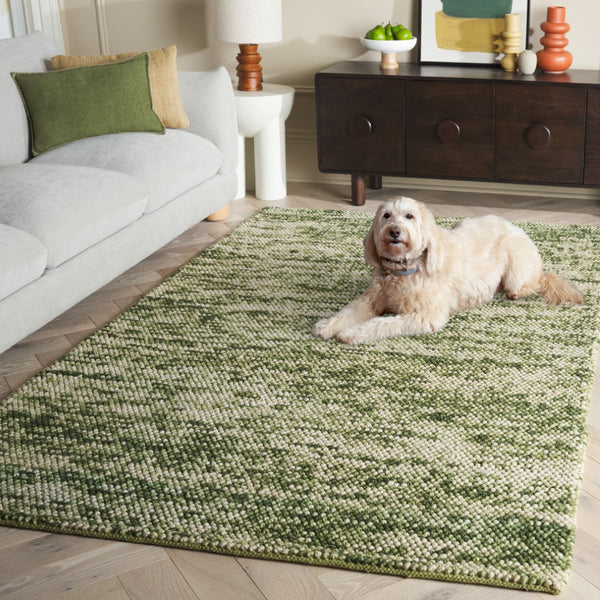 Safavieh Natura Handwoven Area Rug - Timeless Elegance In A Versatile Design For Luxurious Home Décor Green ,Ivory 70% Wool 20% Cotton And 10% Polyester. Nat425y-6