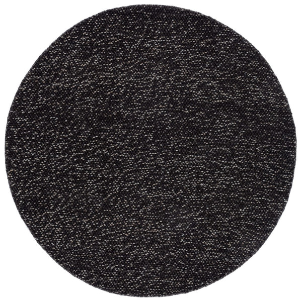 Safavieh Natura Handwoven Area Rug - Timeless Elegance In A Versatile Design For Luxurious Home Décor Black ,Grey 70% Wool 20% Cotton And 10% Polyester. Nat425z-3