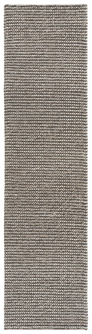 Safavieh Natura Hand-Woven Ivory And Grey Runner Rug — Wool-Cotton Blend, Low-Profile Durable Hallway Accent 2'-3" x 9'-0" NAT426F-29