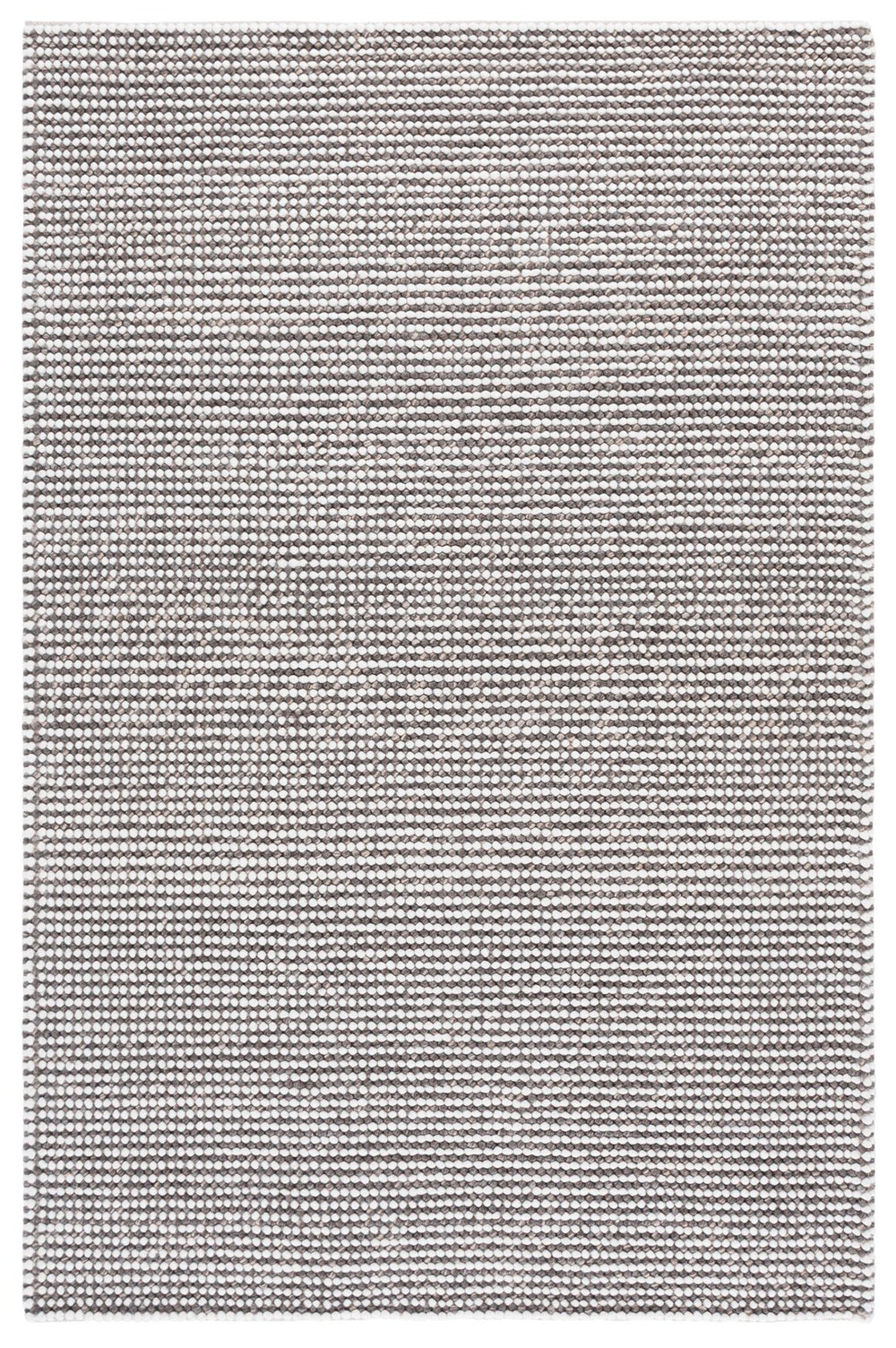 Safavieh Natura Hand‑Woven Ivory Grey Square Rug — Artisan Wool‑Cotton Blend, Low‑Profile Texture, Timeless Elegance 6'-0" x 6'-0" NAT426F-6SQ