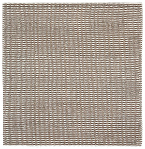 Safavieh Natura Handwoven Ivory And Brown Square Area Rug — Wool-Cotton Blend, Low-Profile Durable Texture 6'-0" x 6'-0" NAT426T-6SQ