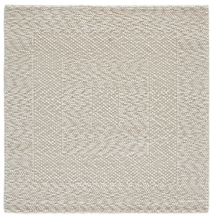 Safavieh Natura Hand-Woven Ivory Area Rug — 70% Wool Blend, Subtle Geometric Texture, Durable Luxury Finish 8'-0" x 10'-0" NAT429A-8