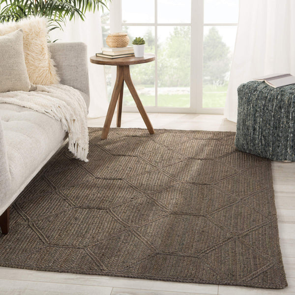 Jaipur Living Jaipur Living Handwoven Jute Area Rug Trellis Pattern Earthy Neutral Artisan Braided 10' x 14' RUG145813