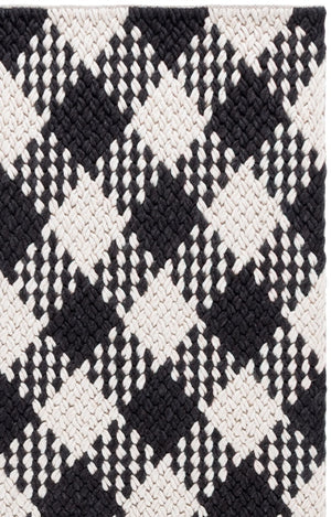 Safavieh Natura Hand Woven Wool Blend Area Rug Ivory Black Flatweave for Living Room NAT430Z-5