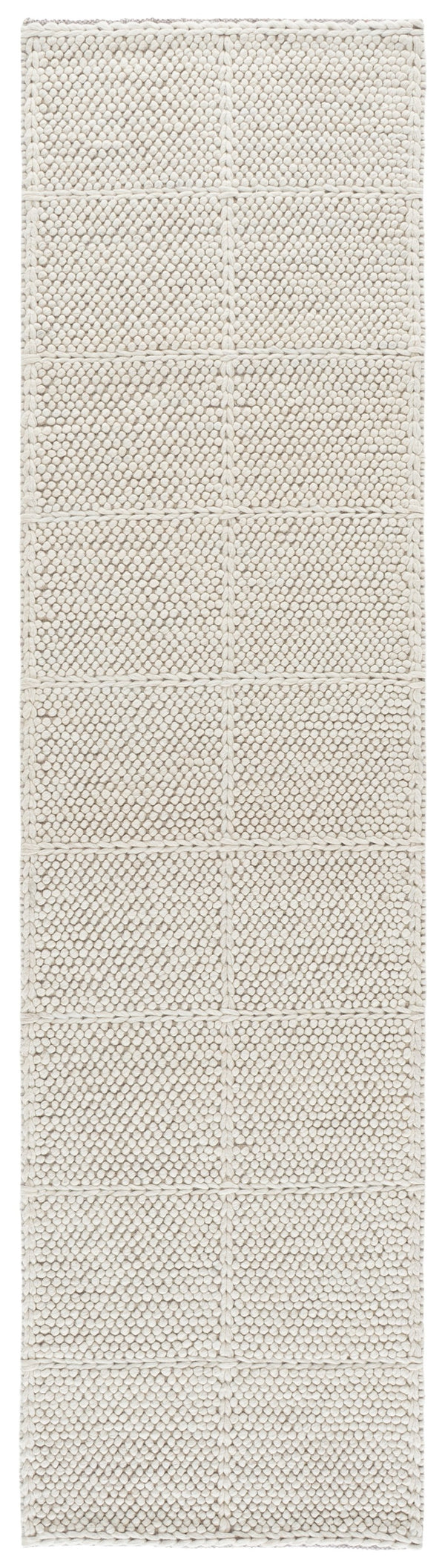 Safavieh Natura Hand-Woven Ivory Runner — Low-Profile Wool-Cotton Blend For Hallways, Durable & Coastal-Friendly 2'-3" x 9'-0" NAT432A-29