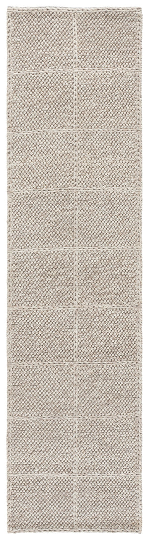 Safavieh Natura Hand-Woven Beige Runner Rug — Wool-Cotton Blend, Durable Low Pile, Elegant Hallway Accentwaye 2'-3" x 9'-0" NAT432B-29