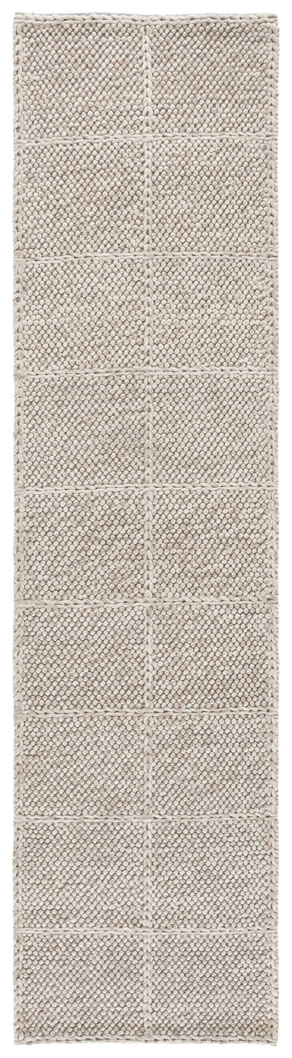 Safavieh Natura Hand‑Woven Beige Area Rug — 70% Wool Low‑Pile Geometric Coastal Design For Modern Homes 6'-0" x 9'-0" NAT432B-6