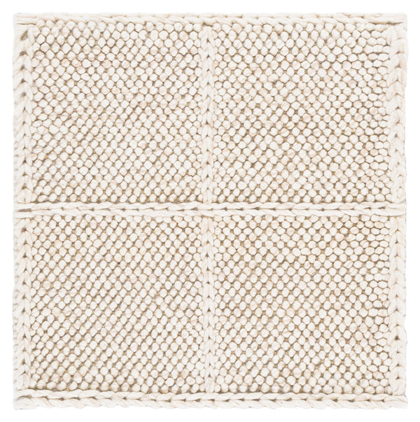 Safavieh Natura Handwoven Beige Area Rug 8X10 Wool-Cotton Blend, 1/2" Plush Pile For Cozy, Durable Style 9'-0" x 12'-0" NAT432B-9