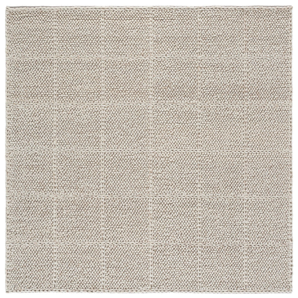 Safavieh Natura Hand-Woven Beige Area Rug With Geometric Motif, Wool-Cotton Blend For Cozy Durable Style 4'-0" x 6'-0" NAT432B-4