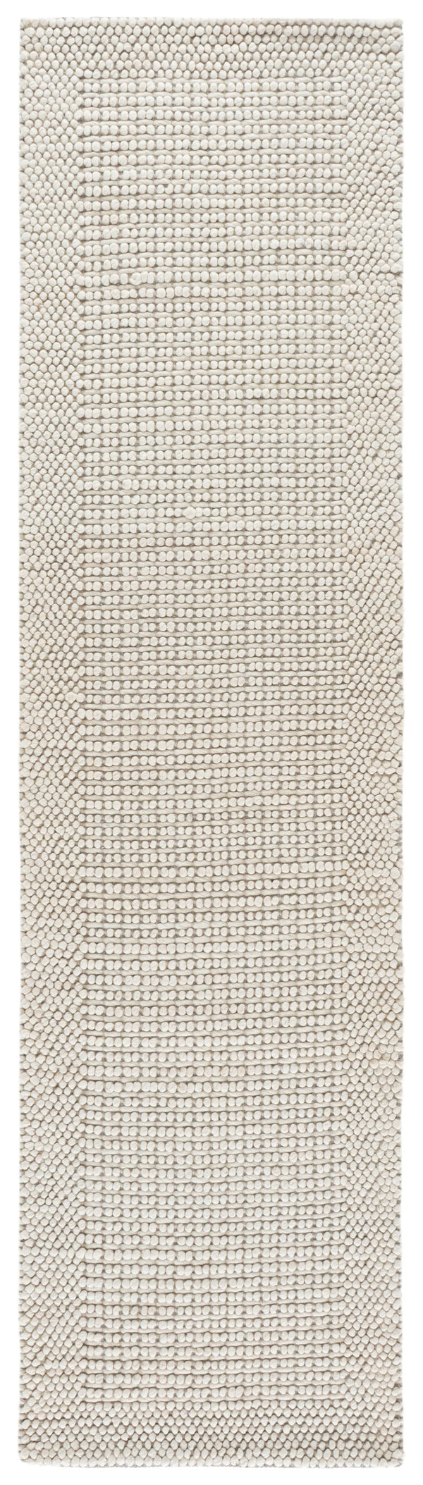 Safavieh Natura Hand-Woven Ivory Area Rug — Wool-Cotton Blend, Low-Profile Modern Minimalist Texture, Durable Elegance 4'-0" x 6'-0" NAT433A-4