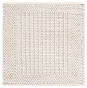 Safavieh Natura Handwoven Ivory Runner — Low-Profile Wool Blend Hallway Rug, Modern Minimalist Elegance 2'-3" x 9'-0" NAT433A-29
