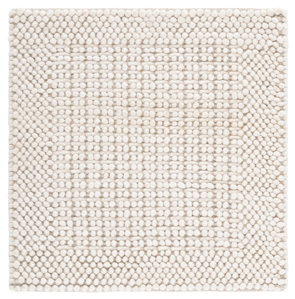 Safavieh Natura Handwoven Ivory Runner — Low-Profile Wool Blend Hallway Rug, Modern Minimalist Elegance 2'-3" x 9'-0" NAT433A-29