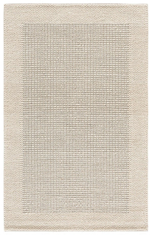 Safavieh Natura Hand Woven Wool Ivory Area Rug Soft Textured Neutral Living Room Floor Accent NAT433G-5