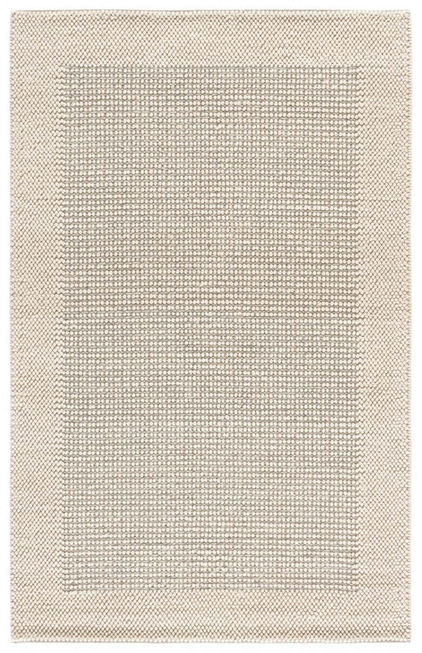 Safavieh Natura Hand Woven Wool Ivory Area Rug Soft Textured Neutral Living Room Floor Accent NAT433G-5