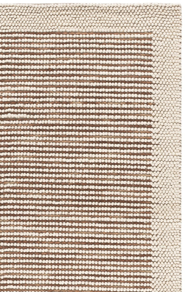 Safavieh Natura Hand-Woven Wool Blend Area Rug Ivory Rust Tones for Living Room Bedroom NAT433P-5