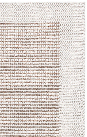 Safavieh Natura Hand-Woven Wool Blend Area Rug Ivory Brown Tones for Modern Living Rooms NAT433T-5