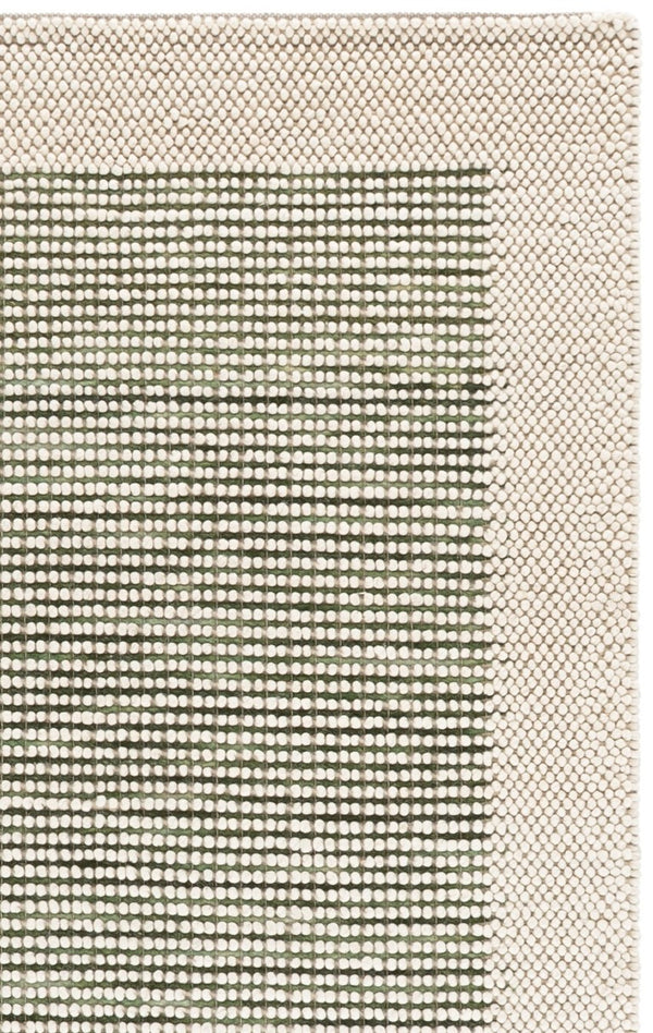 Safavieh Natura Hand-Woven Wool Blend Area Rug Ivory Green Organic Texture for Living Rooms NAT433Y-5
