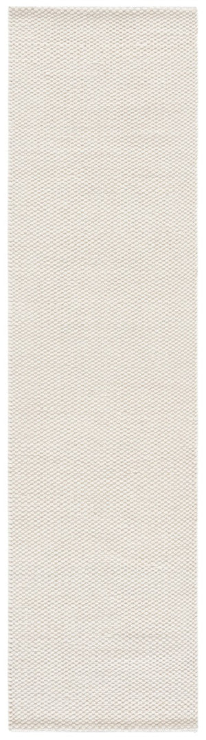 Safavieh Natura Hand Woven Wool Cotton Runner Soft Ivory Hallway Rug Low Pile Artisan Craft Off White 2'-3" x 9'-0" NAT434A-29