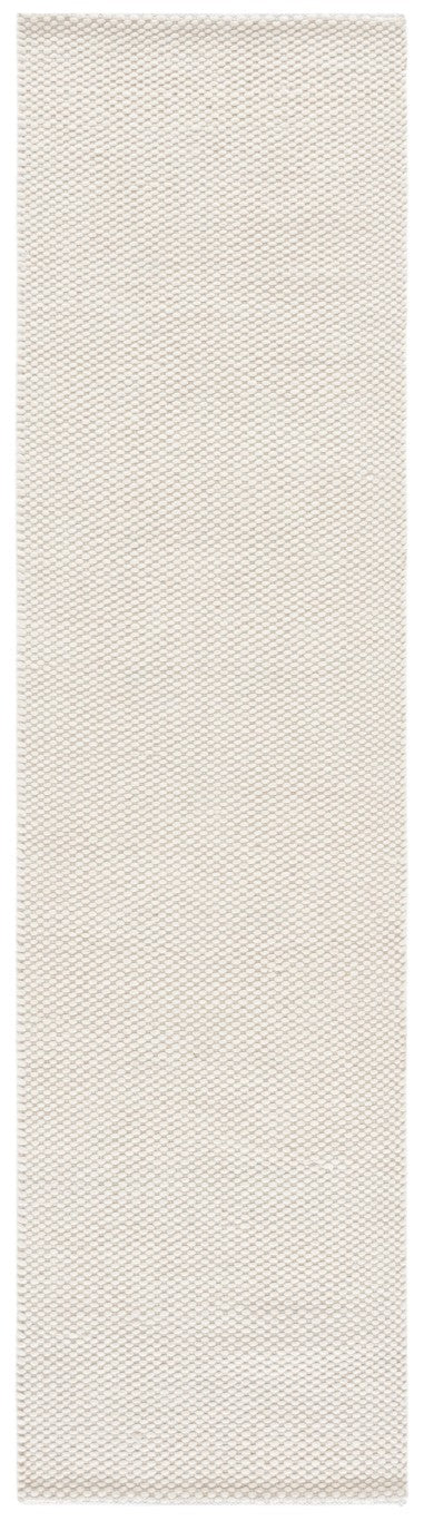 Safavieh Natura Hand Woven Wool Cotton Runner Soft Ivory Hallway Rug Low Pile Artisan Craft Off White 2'-3" x 9'-0" NAT434A-29
