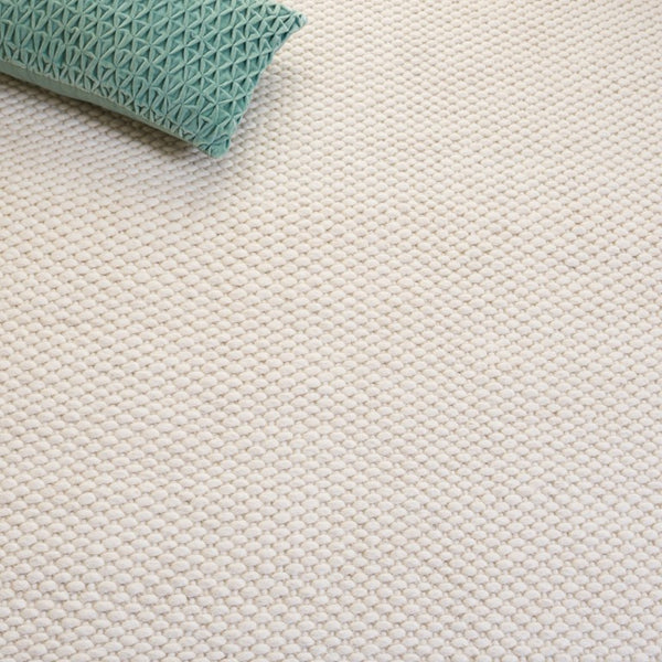 Safavieh Natura Hand Woven Wool Cotton Runner Soft Ivory Hallway Rug Low Pile Artisan Craft Off White 5'-0" x 8'-0" NAT434A-5