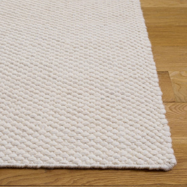 Safavieh Natura Hand Woven Wool Cotton Runner Soft Ivory Hallway Rug Low Pile Artisan Craft Off White 5'-0" x 8'-0" NAT434A-5