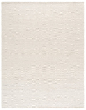 Safavieh Natura Hand Woven Wool Cotton Runner Soft Ivory Hallway Rug Low Pile Artisan Craft Off White 9'-0" x 12'-0" NAT434A-9