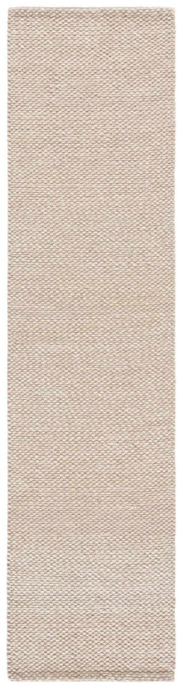 Safavieh Natura Hand Woven Wool Cotton Runner Soft Ivory Hallway Rug Low Pile Artisan Craft Beige 2'-3" x 9'-0" NAT434B-29