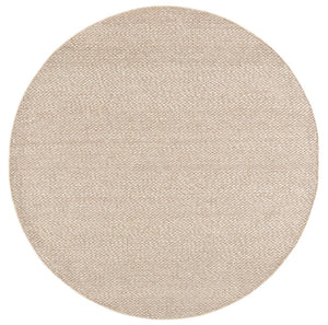 Safavieh Natura Hand Woven Wool Cotton Runner Soft Ivory Hallway Rug Low Pile Artisan Craft Beige 6'-0" x 6'-0" - R NAT434B-6R