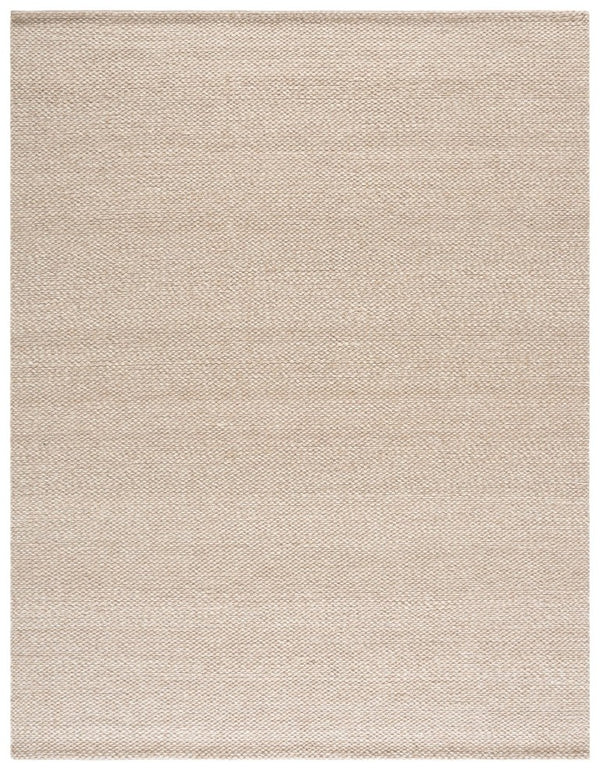 Safavieh Natura Hand Woven Wool Cotton Runner Soft Ivory Hallway Rug Low Pile Artisan Craft Beige 8'-0" x 10'-0" NAT434B-8