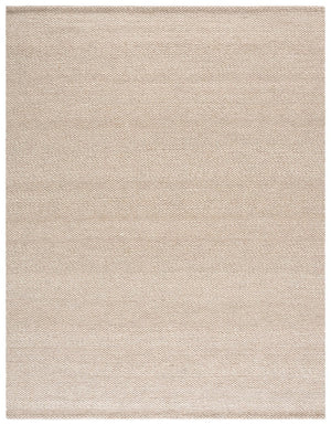 Safavieh Natura Hand Woven Wool Cotton Runner Soft Ivory Hallway Rug Low Pile Artisan Craft Beige 9'-0" x 12'-0" NAT434B-9
