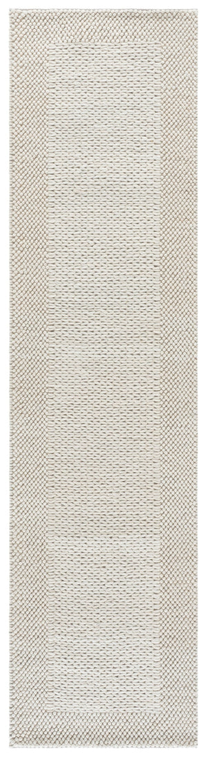 Safavieh Natura Hand-Woven Ivory Area Rug 4X6 Low-Profile Wool Blend, Timeless Neutral Texture For Home 4'-0" x 6'-0" NAT435A-4