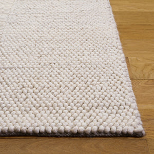 Safavieh Natura Hand-Woven Ivory Area Rug 4X6 Low-Profile Wool Blend, Timeless Neutral Texture For Home 4'-0" x 6'-0" NAT435A-4