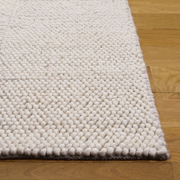 Safavieh Natura Hand-Woven Ivory Area Rug 4X6 Low-Profile Wool Blend, Timeless Neutral Texture For Home 4'-0" x 6'-0" NAT435A-4
