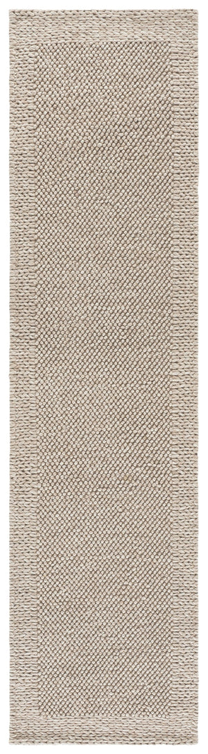 Safavieh Natura Handwoven 6X6 Ft Natural Beige Wool-Cotton Rug — Low-Profile, Durable, Minimalist Chic For Living Spaces NAT436B-6SQ