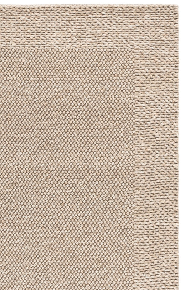 Safavieh Natura Hand-Woven Wool Blend Area Rug Neutral Beige Low Pile for Living Rooms NAT436B-6