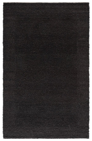 Safavieh Natura Handwoven Wool Blend Area Rug Solid Charcoal Texture for Modern Living Spaces NAT436H-5