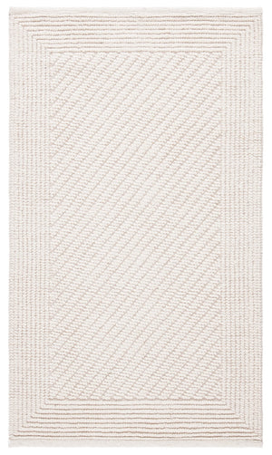 Safavieh Natura Hand-woven Large Rectangle Area Rug - Timeless Elegance In Luxurious Wool & Cotton Blend Ivory 80% Wool And 20% Cotton Nat450a-11sq