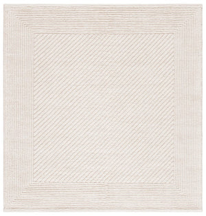 Safavieh Natura Hand-Woven Wool Cotton Ivory Square Rug Soft Textural Accent for Any Room 5' x 5' NAT450A-5SQ