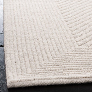 Safavieh Natura Hand-Woven Wool Cotton Ivory Square Rug Soft Textural Accent for Any Room 6' x 8' NAT450A-68