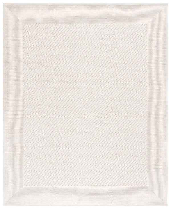 Safavieh Natura Hand-woven Large Rectangle Area Rug - Timeless Elegance In Luxurious Wool & Cotton Blend Ivory 80% Wool And 20% Cotton Nat450a-11sq