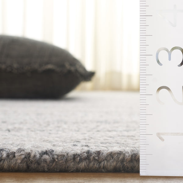 Safavieh Natura Modern Runner Area Rug - Hand-woven Soft Wool Blend For Sophisticated Home Decor Grey 80% Wool,20% Cotton Nat461f-5