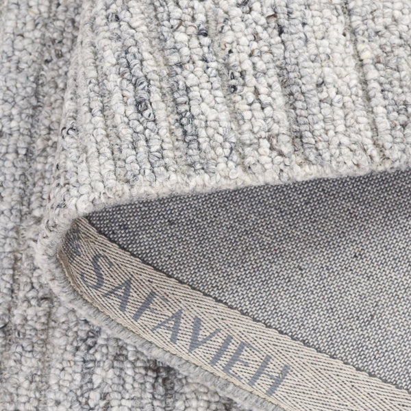 Safavieh Natura Modern Runner Area Rug - Hand-woven Soft Wool Blend For Sophisticated Home Decor Grey 80% Wool,20% Cotton Nat461f-5