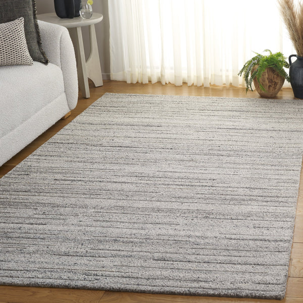 Safavieh Natura Modern Runner Area Rug - Hand-woven Soft Wool Blend For Sophisticated Home Decor Grey 80% Wool,20% Cotton Nat461f-5