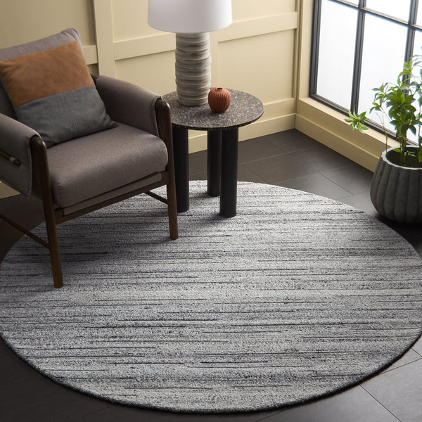 Safavieh Natura Modern Runner Area Rug - Hand-woven Soft Wool Blend For Sophisticated Home Decor Grey 80% Wool,20% Cotton Nat461f-6r