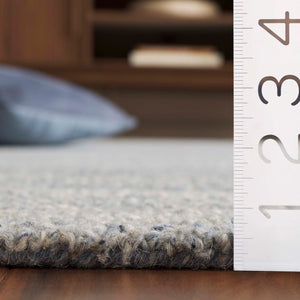 Safavieh Natura Modern Runner Area Rug - Hand-woven Soft Wool Blend For Sophisticated Home Decor Blue 80% Wool,20% Cotton Nat461m-5